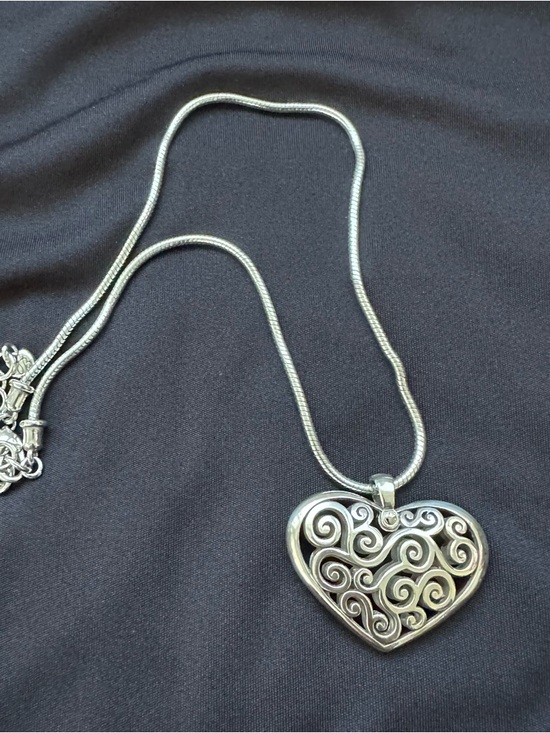 Brighton Jewelry - Brighton Diva heart filigree Pendant Necklace
